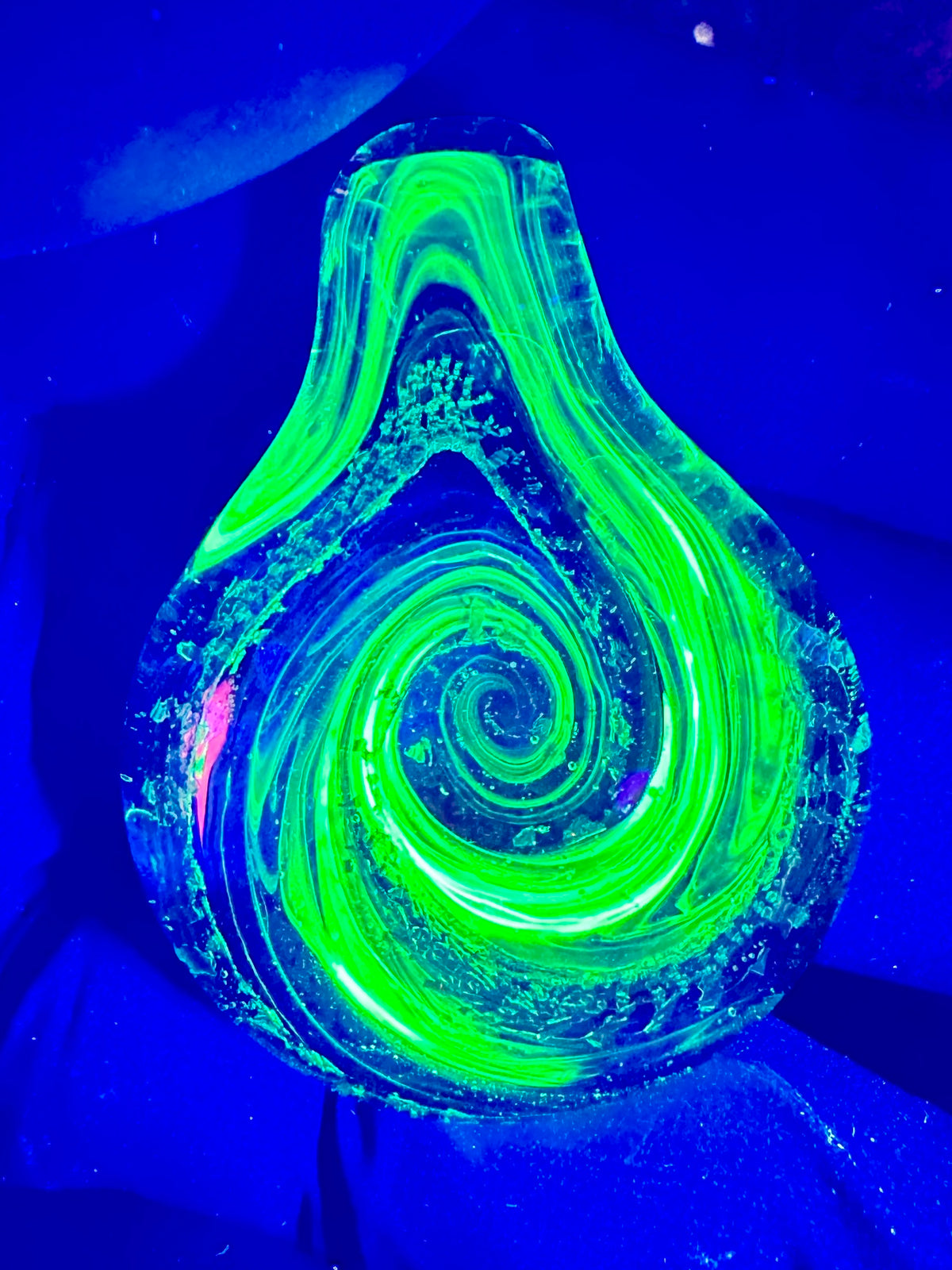 Galaxy Pendant - Light Blue, Dichro, UV (Copy)