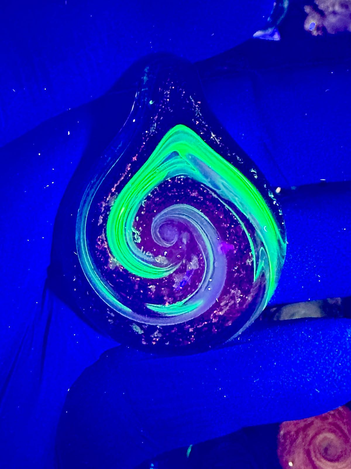 Galaxy Pendant - Black/White, Opal, Dichro, UV