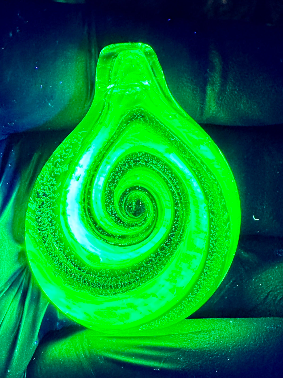 Galaxy Pendant - Green, Opal, Dichro UV
