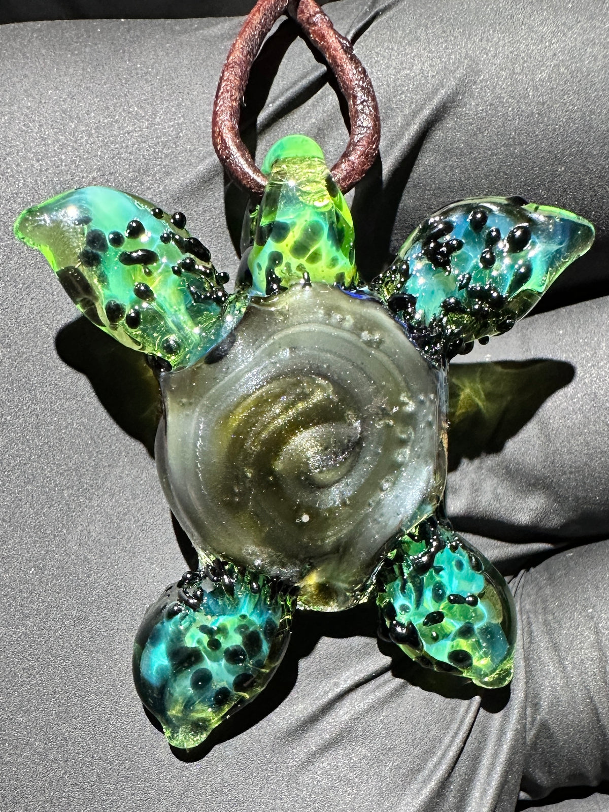 Sea Turtle Pendant - Black/Green (Copy)