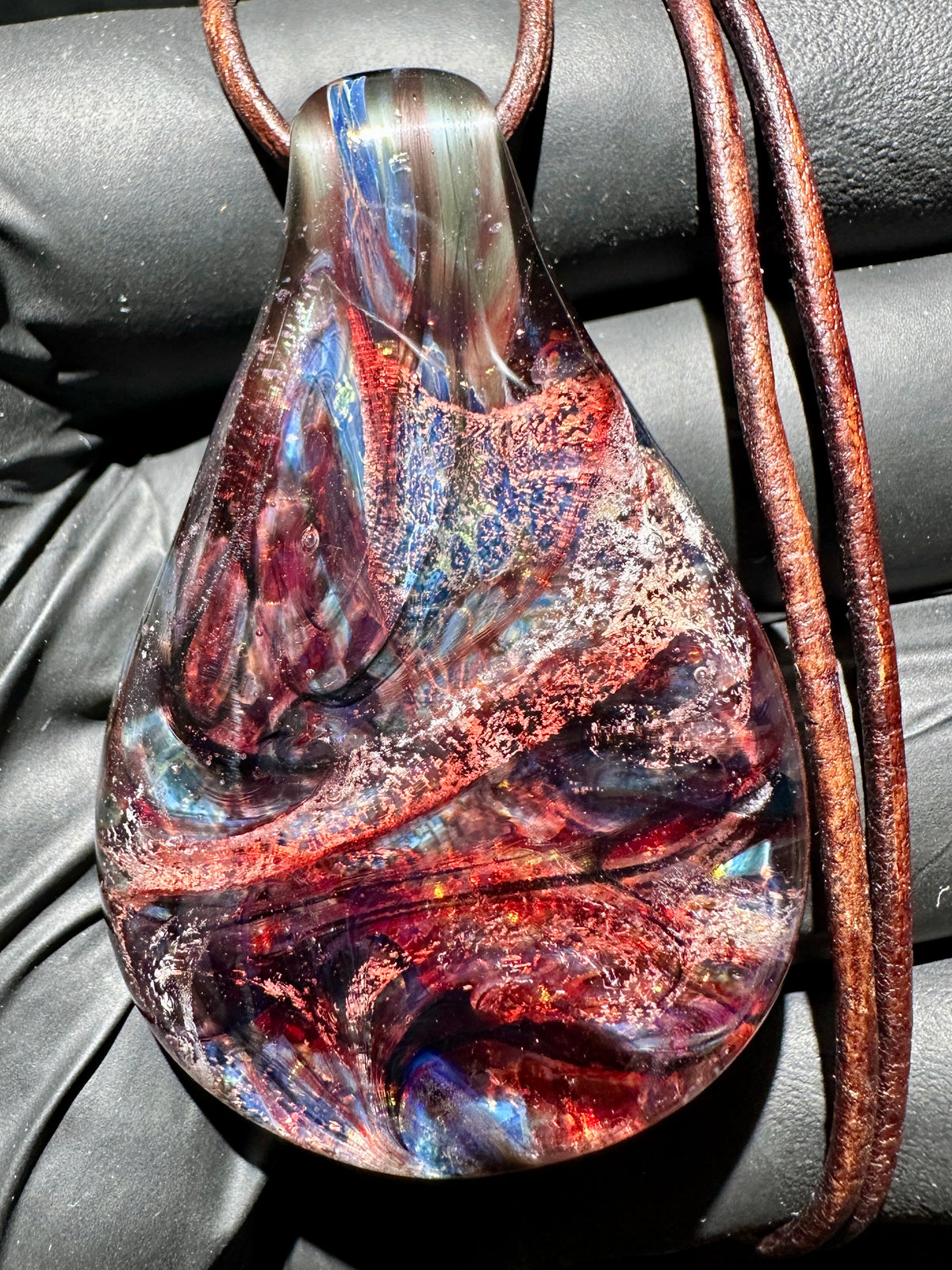Nebula Pendant - Red, Dichro, UV