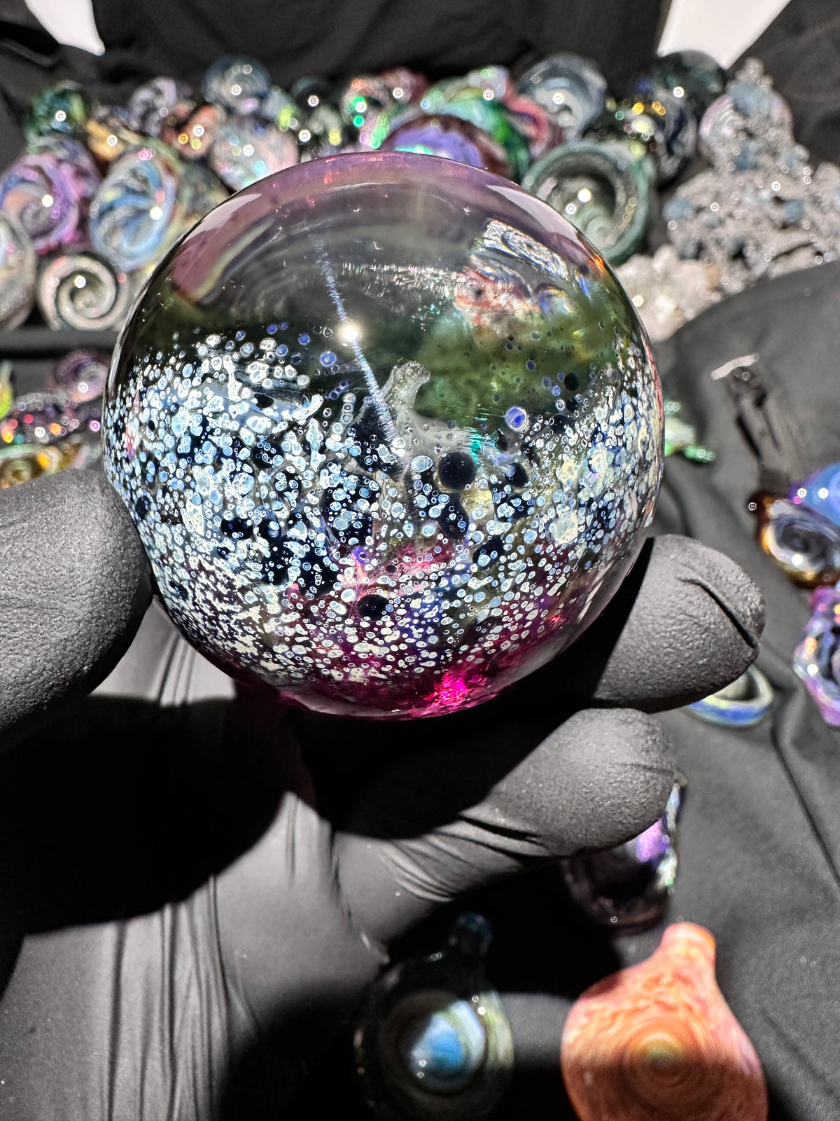 2.5" UV galaxy orb