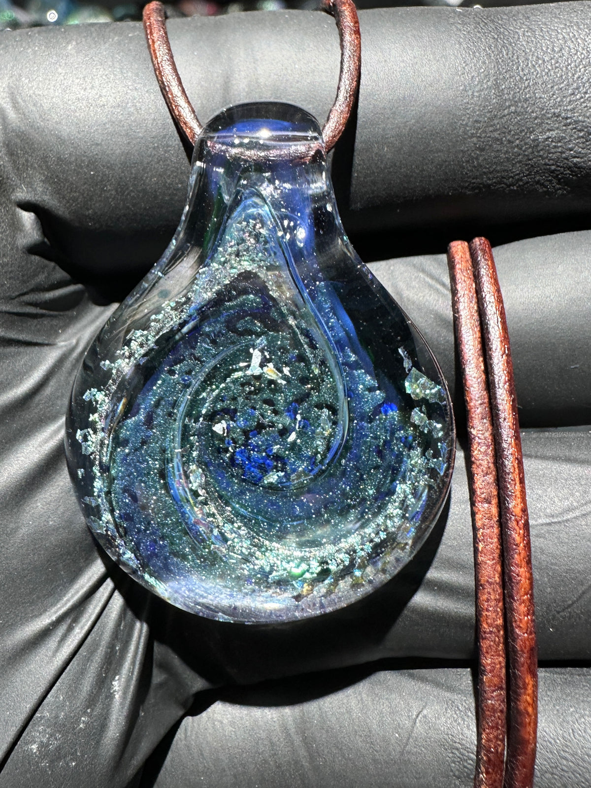 Galaxy Pendant - Light Blue, Dichro, UV (Copy)