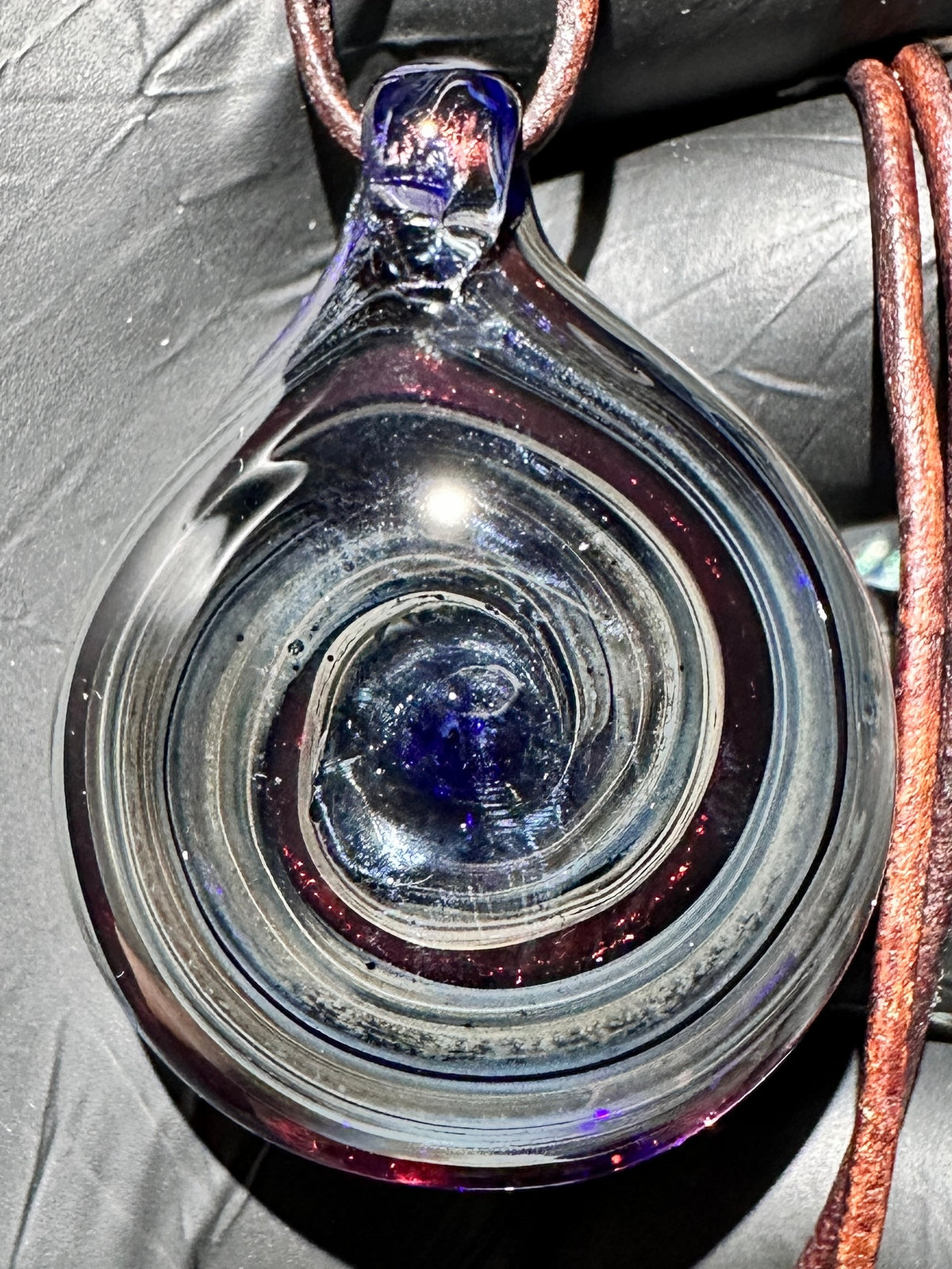 Galaxy Pendant - Brown, Opal, Dichro