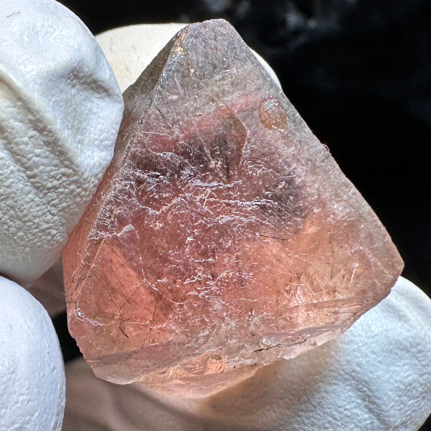 Red Octahedral Fluorite