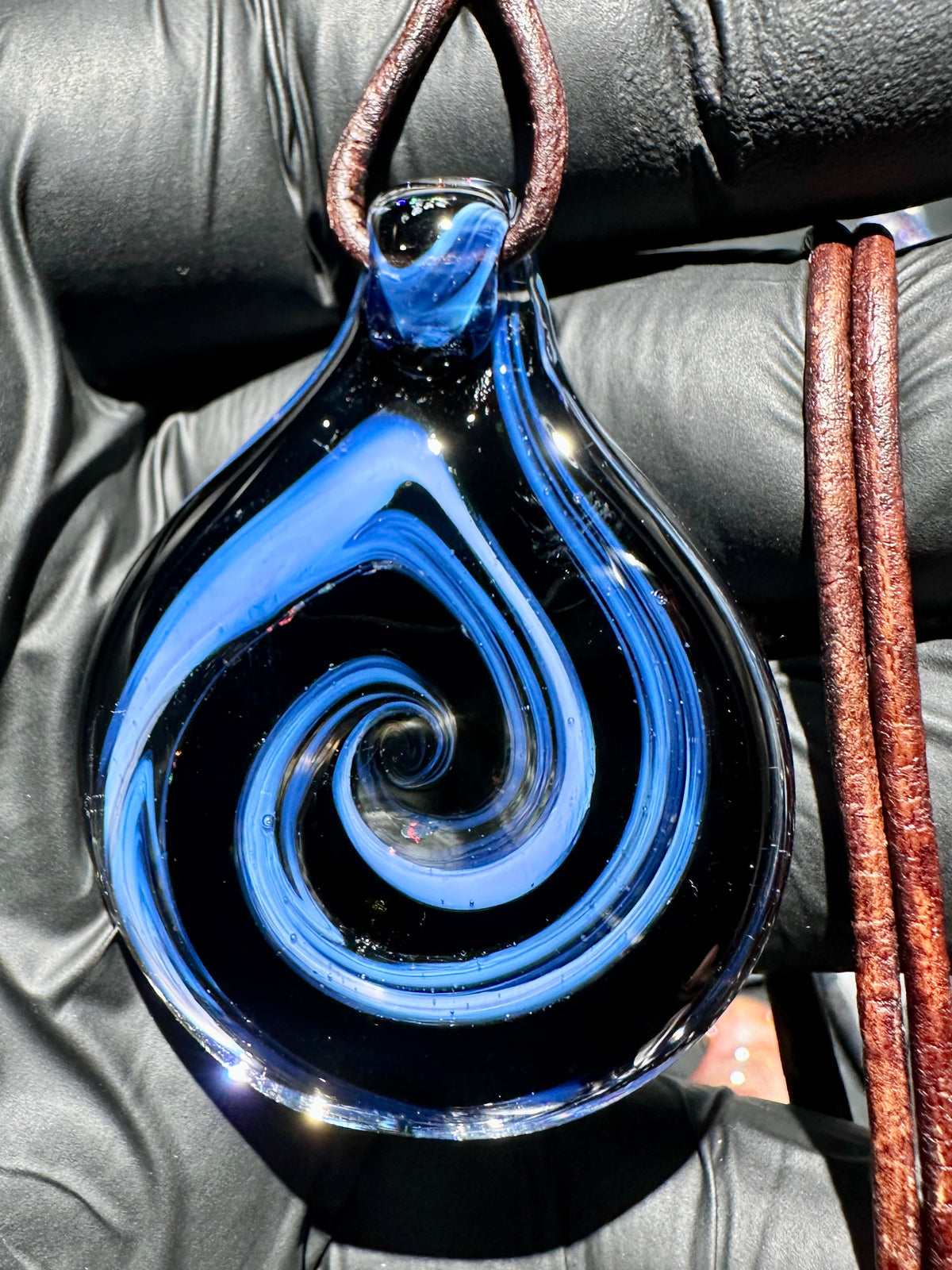 Galaxy Pendant - Black/White, Opal, Dichro, UV