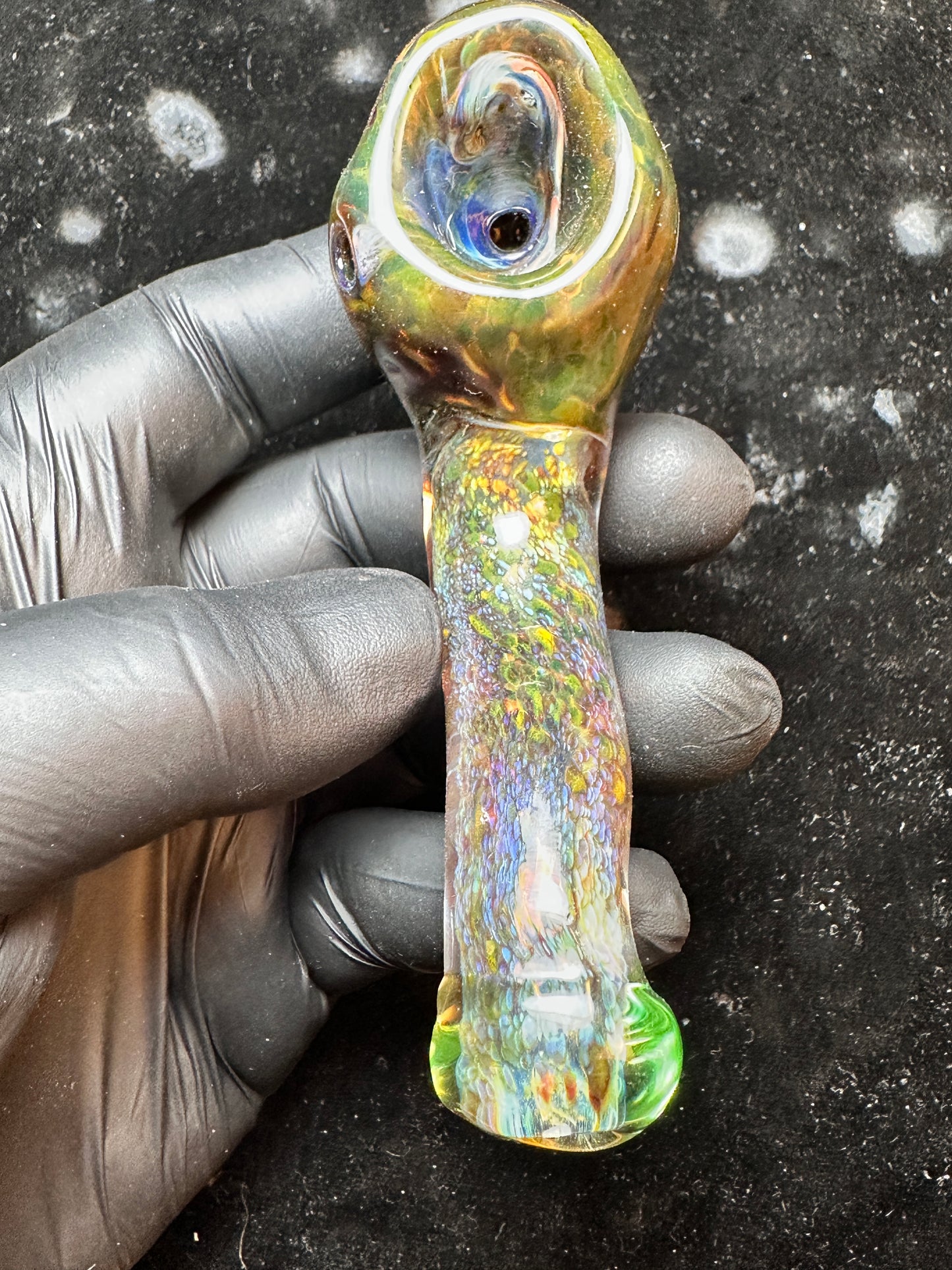 Glass sherlock pipe 5"