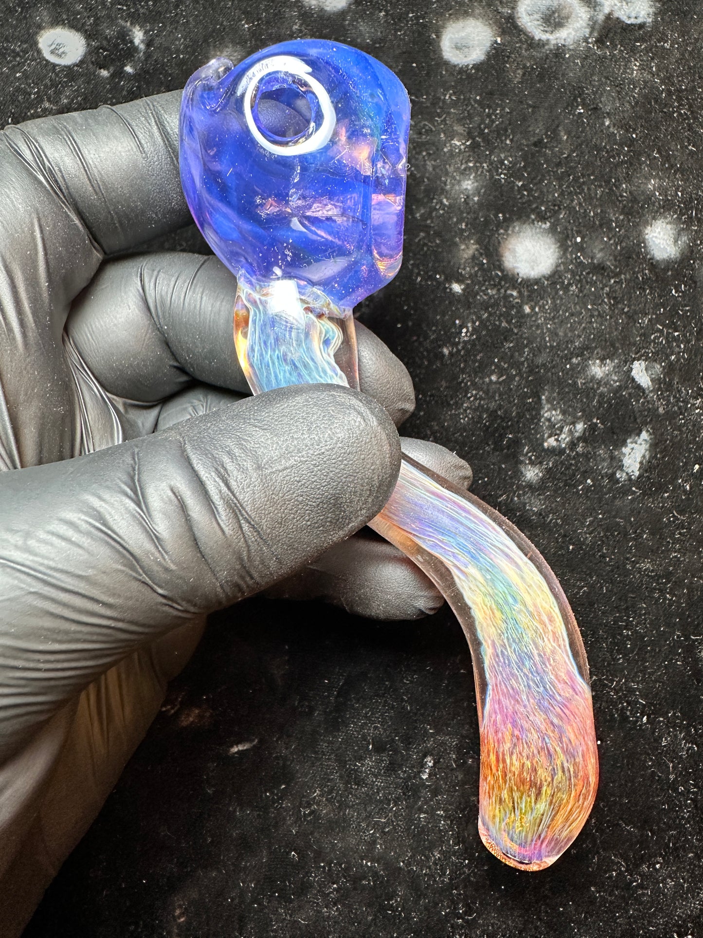 5" glass sherlock pipe