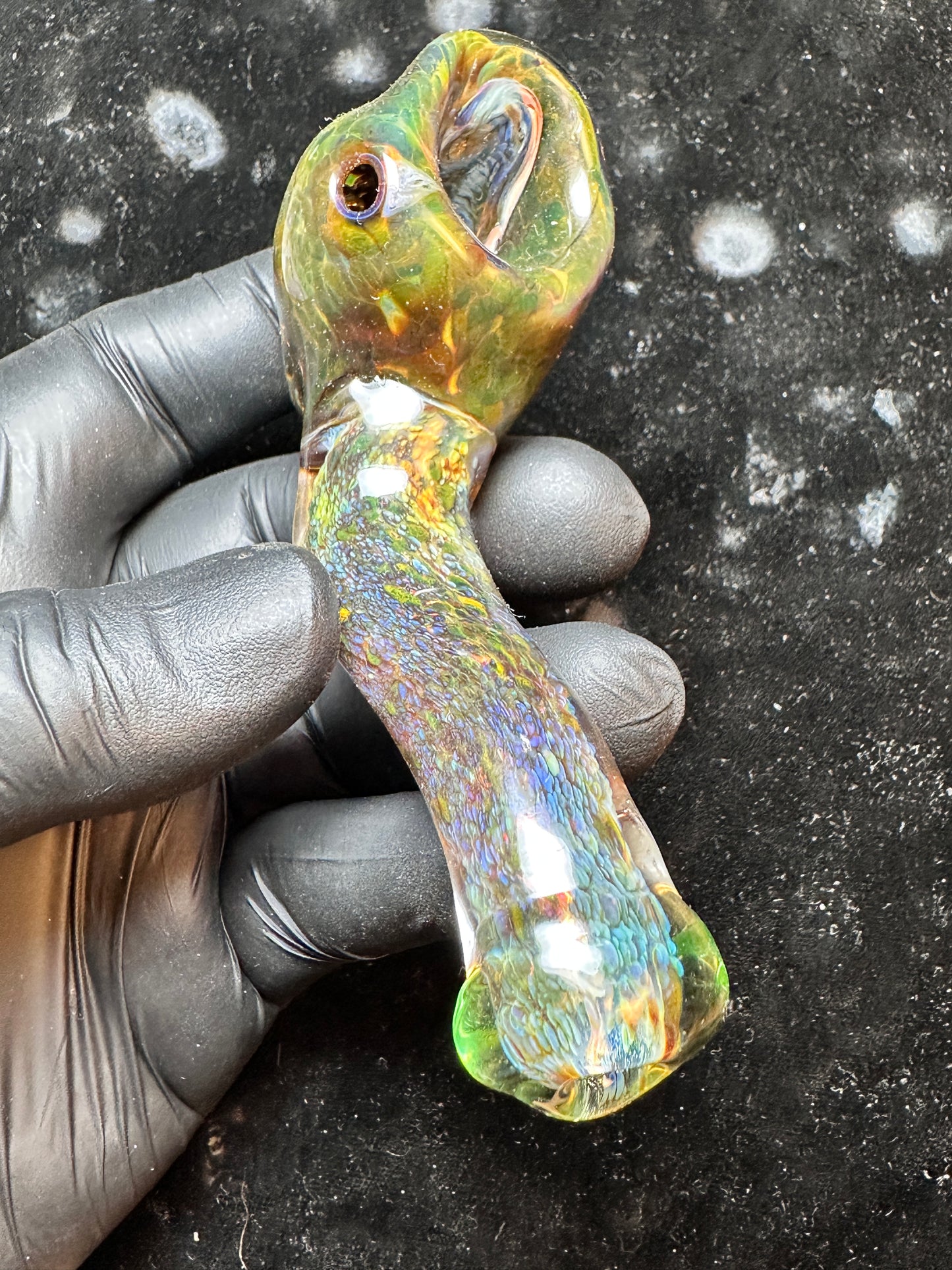 Glass sherlock pipe 5"