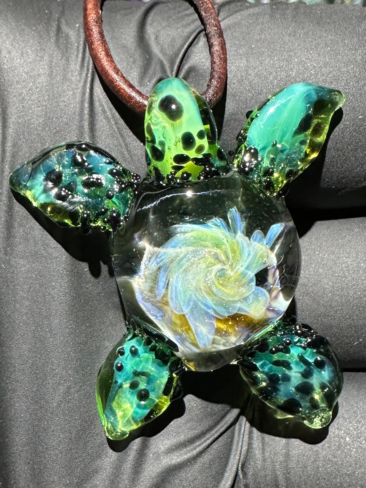 Sea Turtle Pendant - Black/Green (Copy)