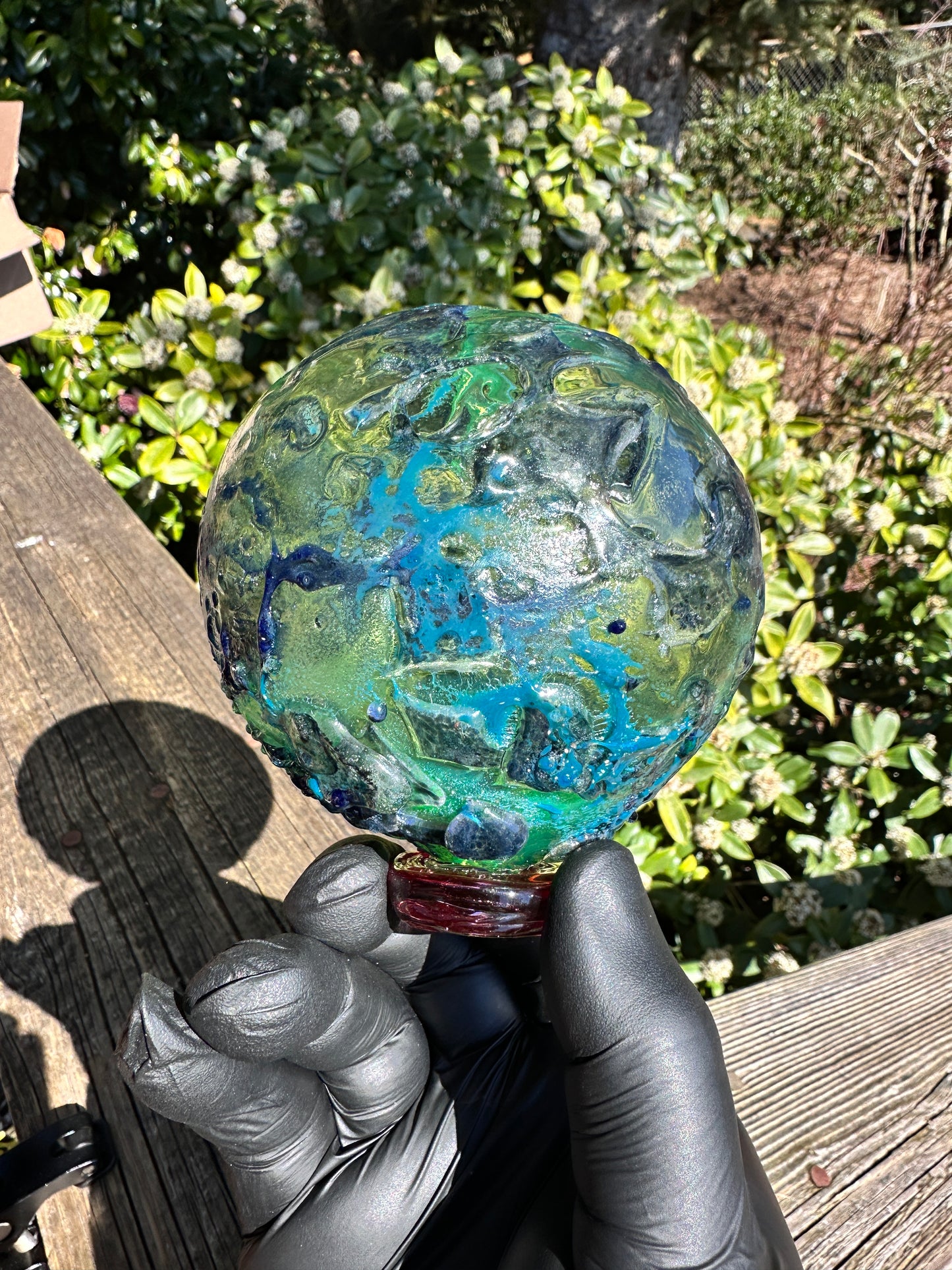 4" uv witch ball float (hollow)
