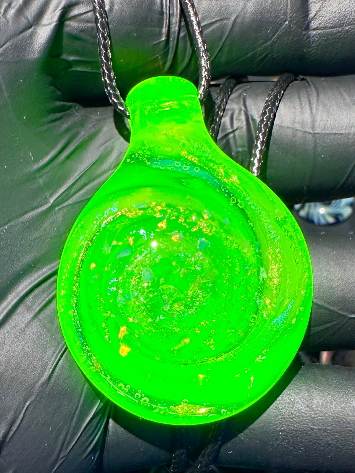 R&M Portal Pendant - Ecto Green, Opal, Dichro UV