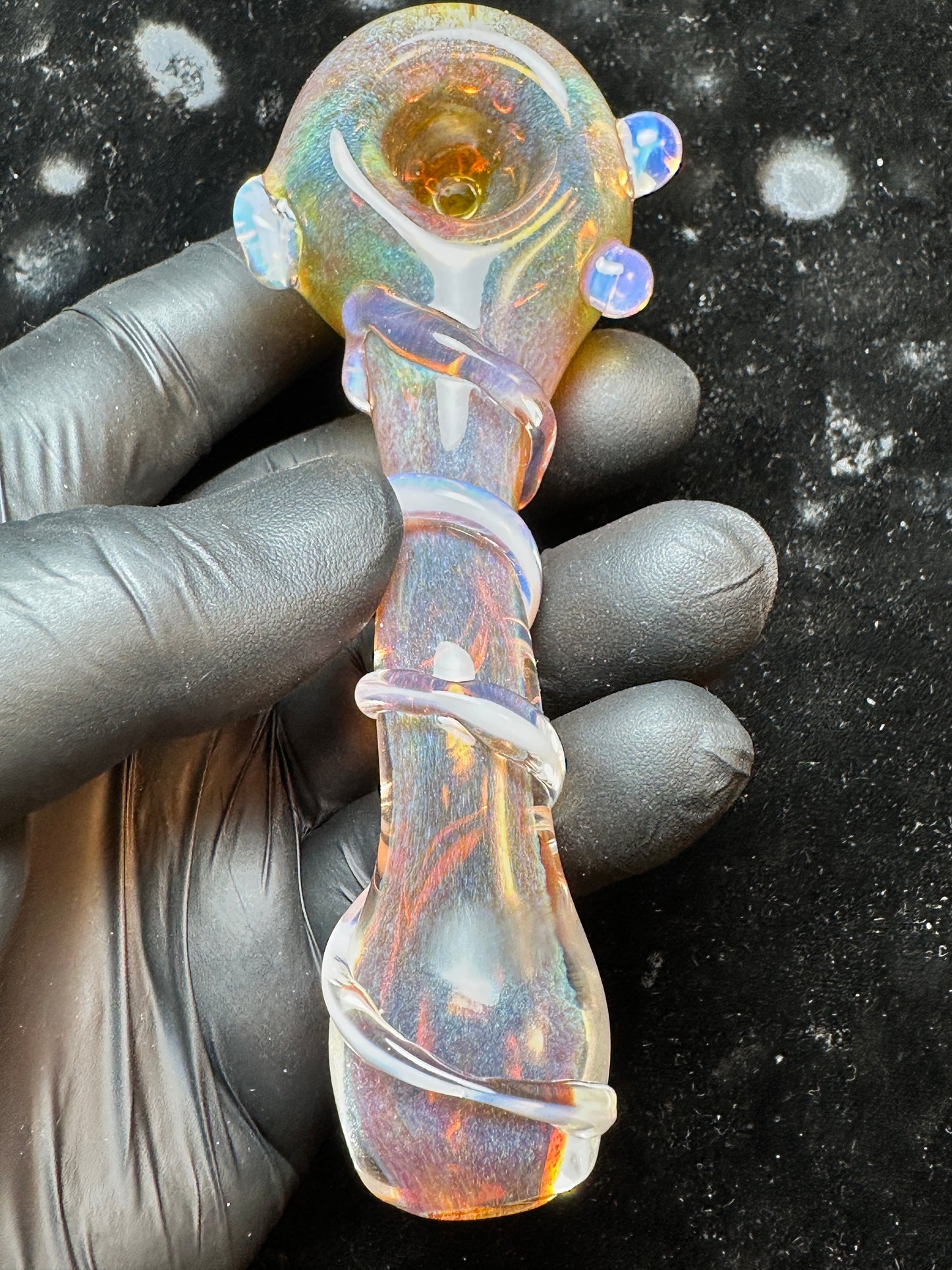 5" glass sherlock pipe
