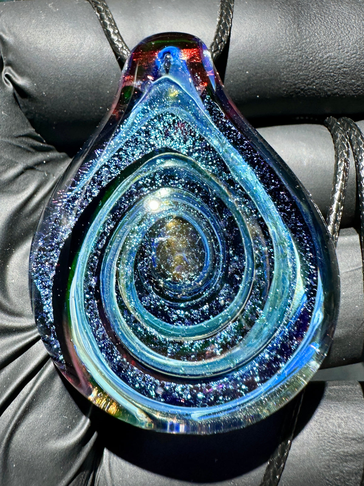 Galaxy Pendant - Blue/Red, Dichro, UV