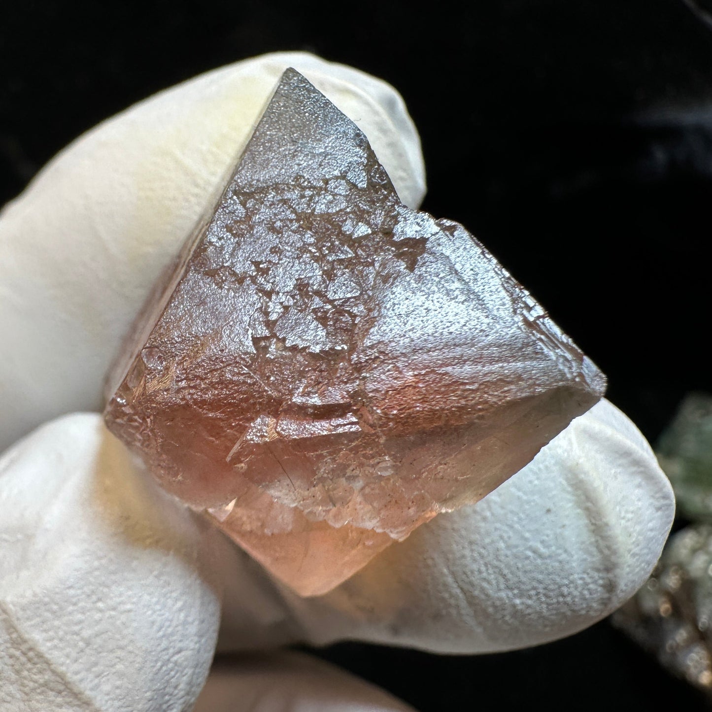 Red Octahedral Fluorite