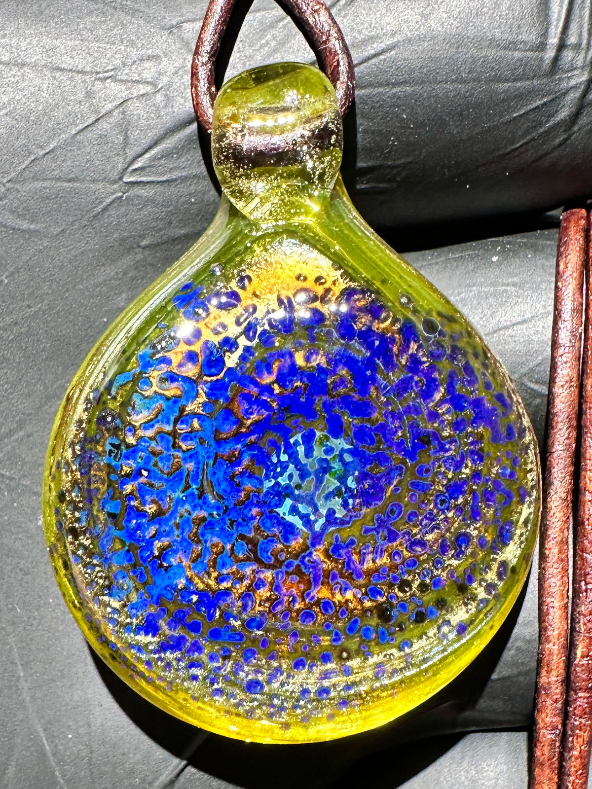 Galaxy Pendant - Yellow/Multi, Dichro UV
