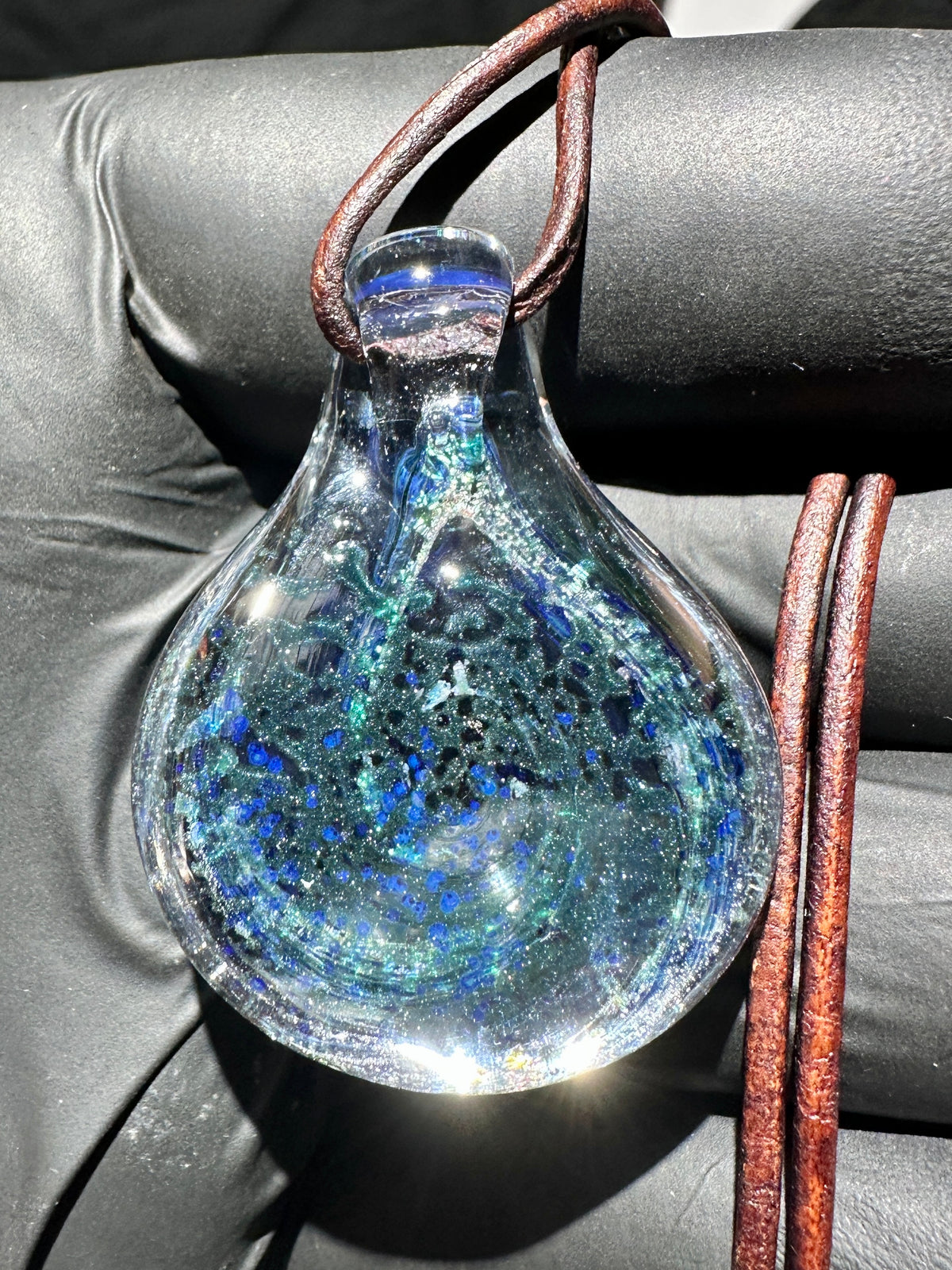 Galaxy Pendant - Light Blue, Dichro, UV (Copy)