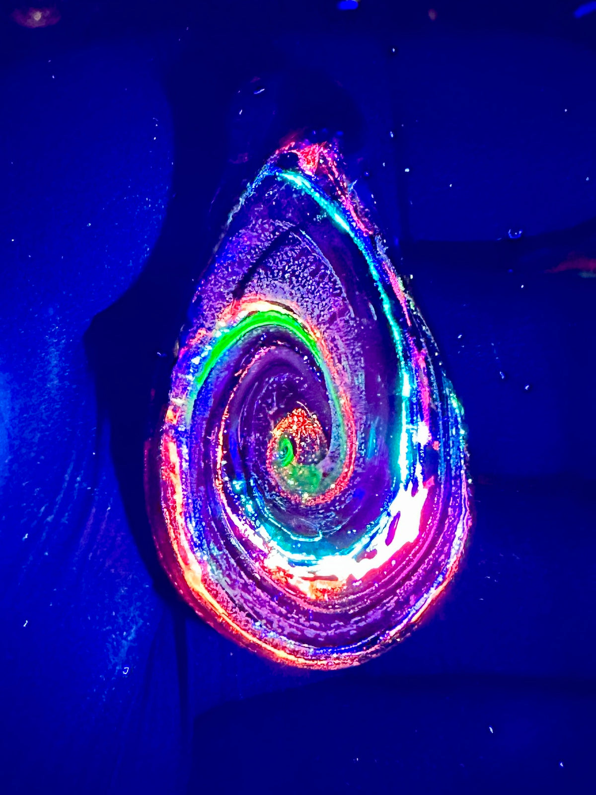 Galaxy Pendant - Black/Purple, Dichro UV