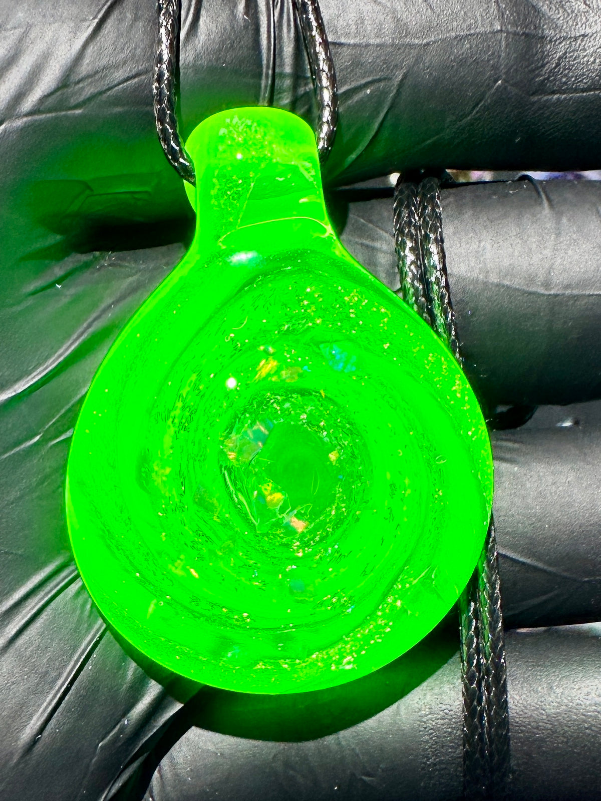 R&M Portal Pendant - Ecto Green, Opal, Dichro UV