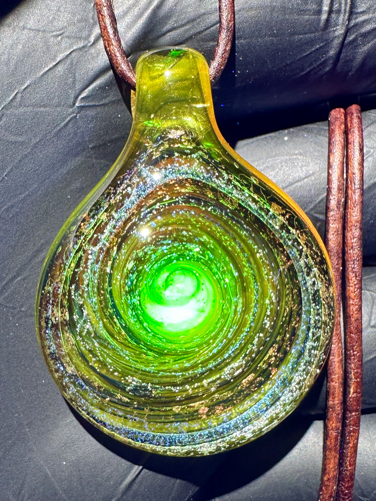 Galaxy Pendant - Yellow/Multi, Dichro UV