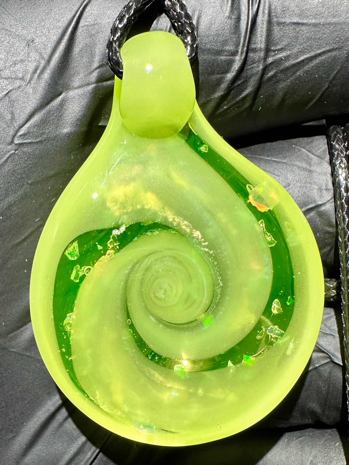 R&M Portal Pendant - Ecto Green, Opal, Dichro UV
