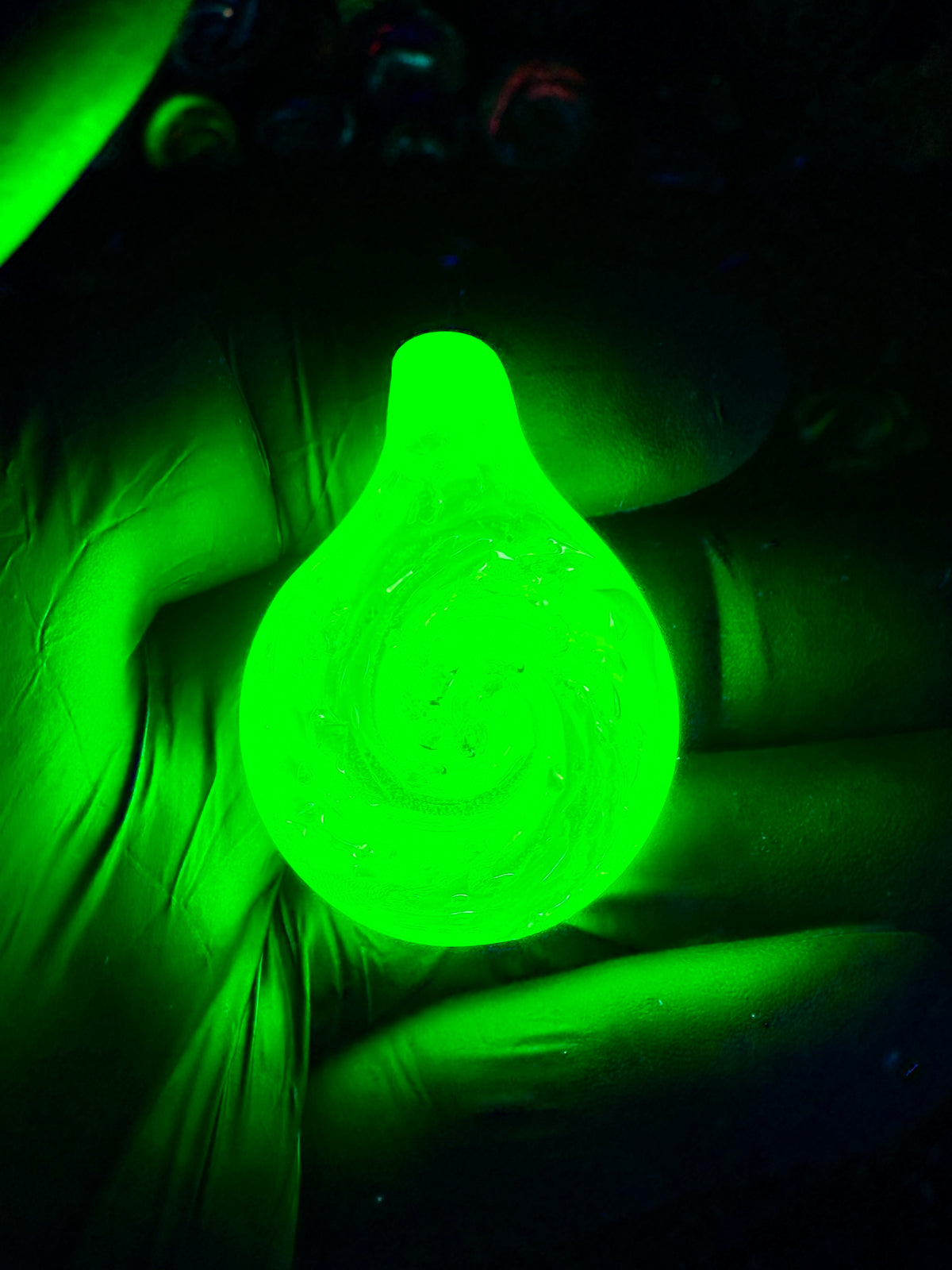 R&M Portal Pendant - Ecto Green, Opal, Dichro UV
