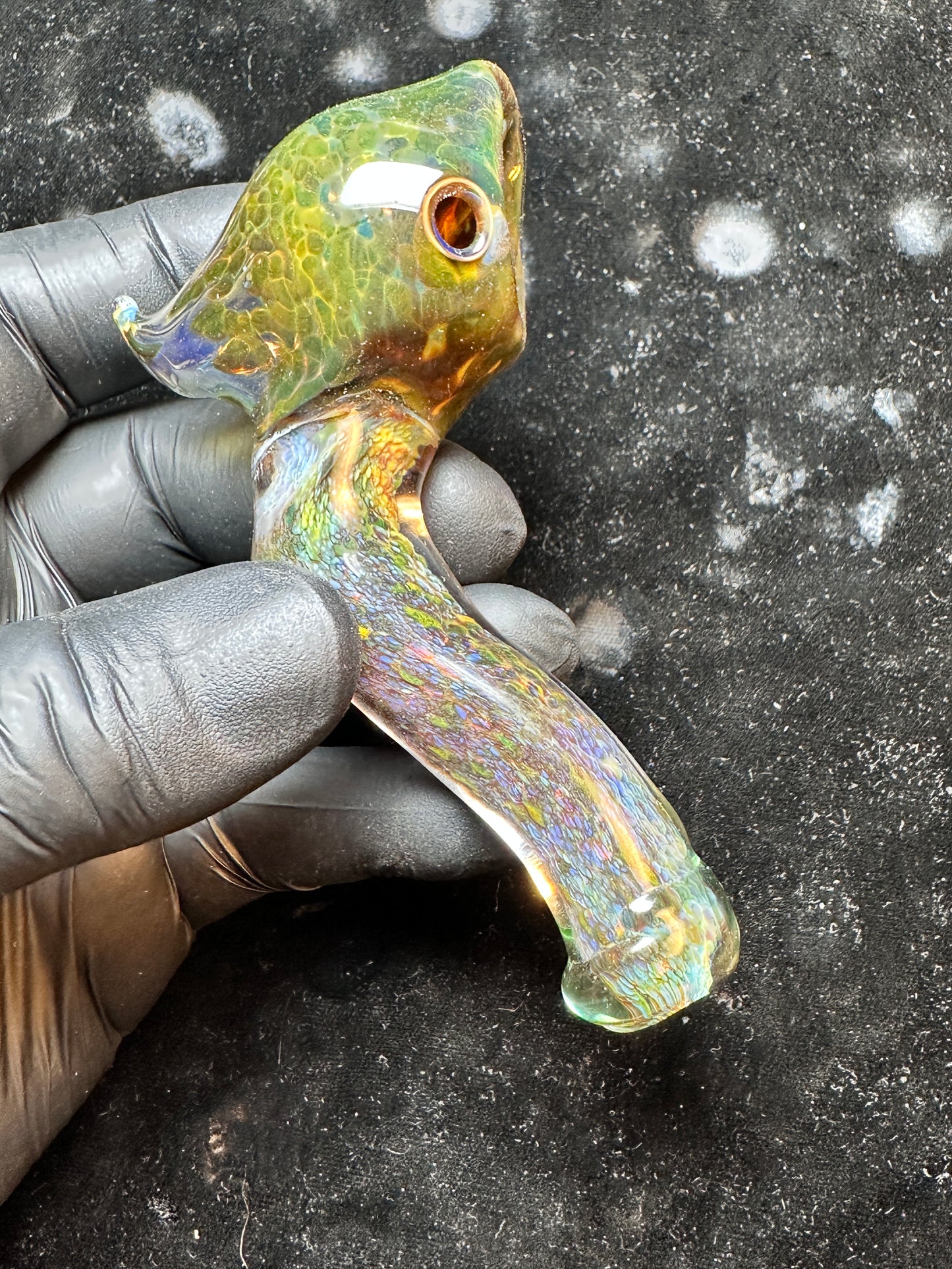Glass sherlock pipe 5"