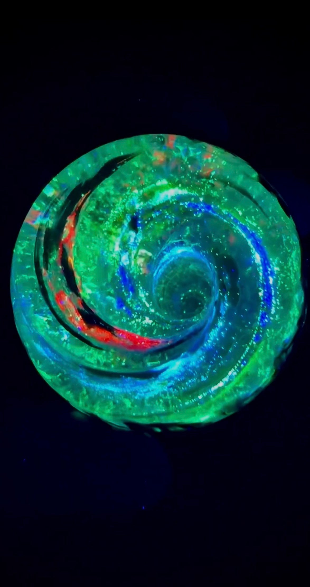 2.6" UV galaxy orb