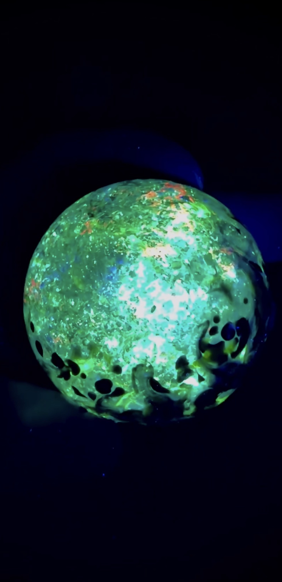 2.6" UV galaxy orb