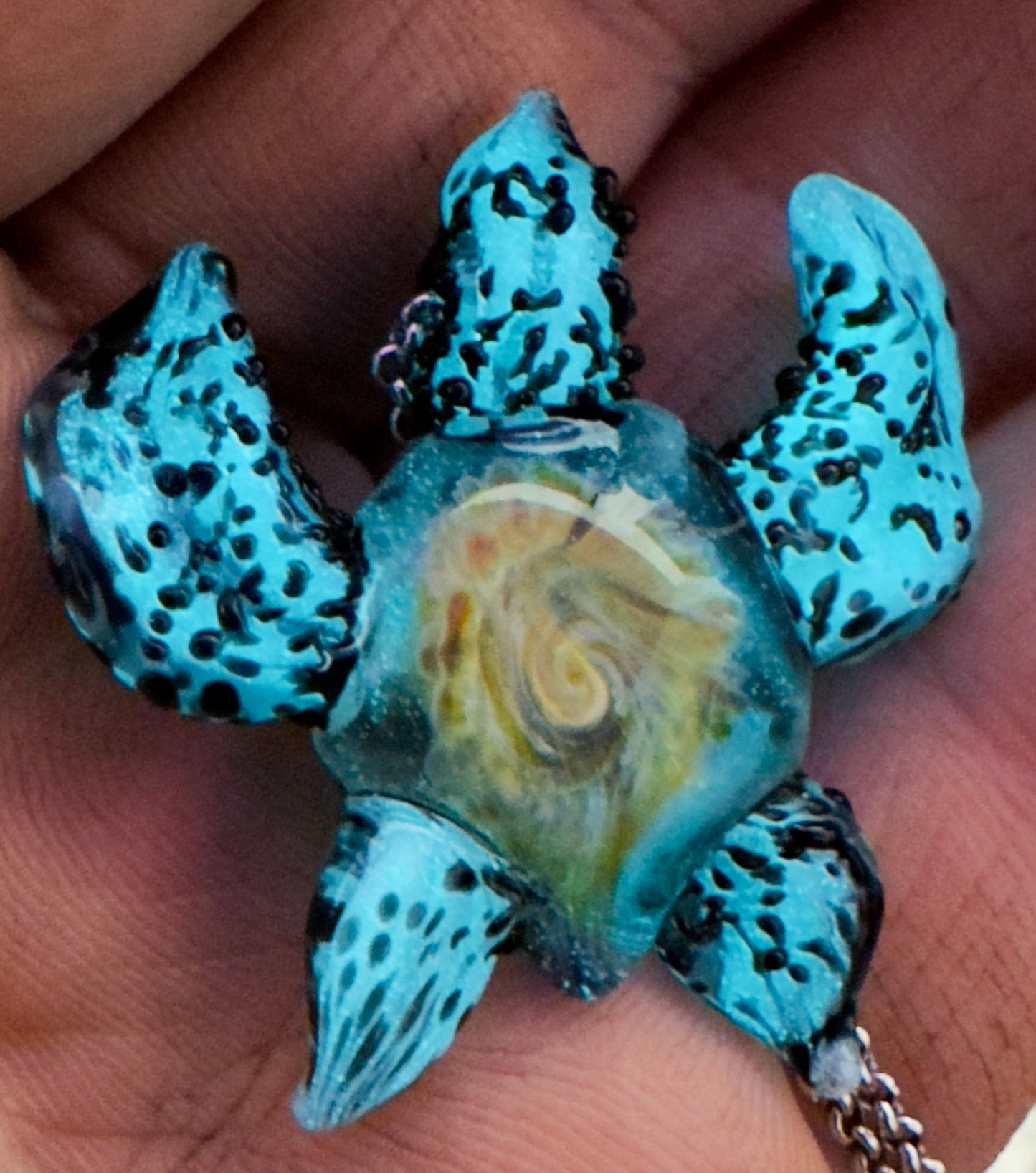 Sea Turtle Pendant - custom order