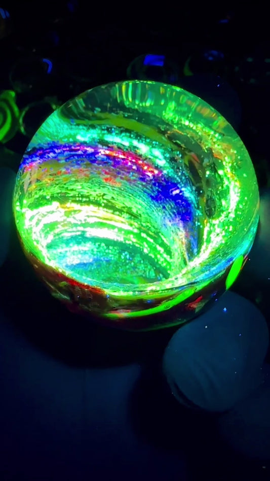 2" UV galaxy orb