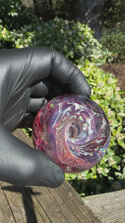 2.6" uv infinity orb / crushed opal